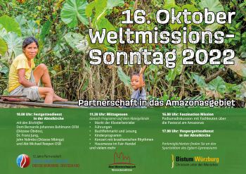 Das offizielle Plakat des Weltmissionssonntags in Münsterschwarzach